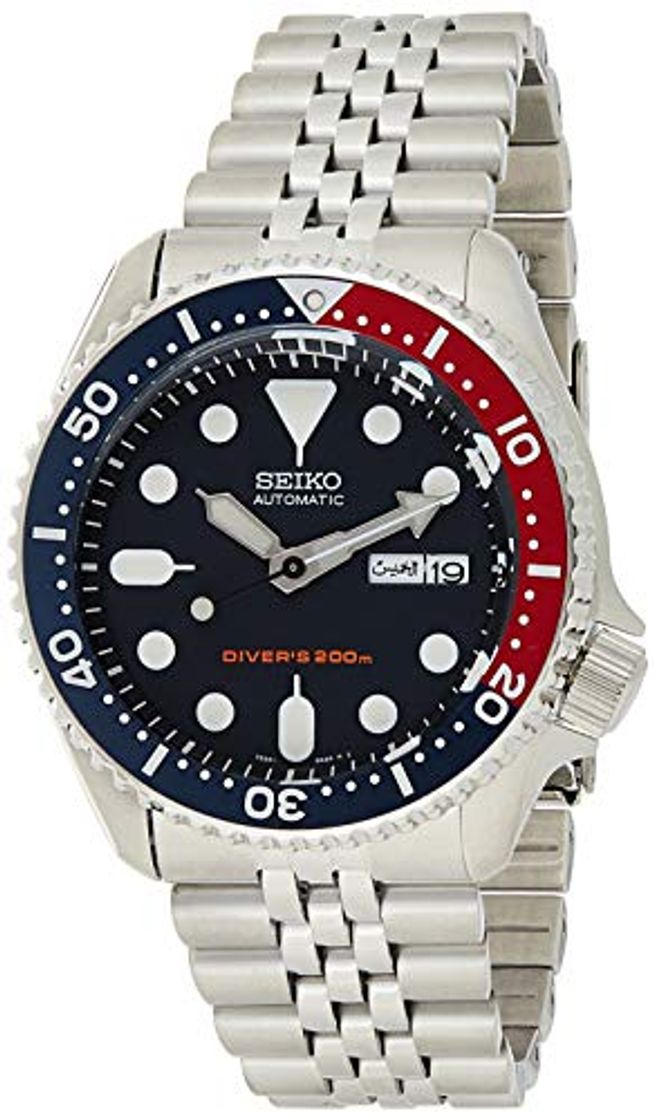 Moda Seiko SKX009K2 Reloj automático 200 M Divers para hombre