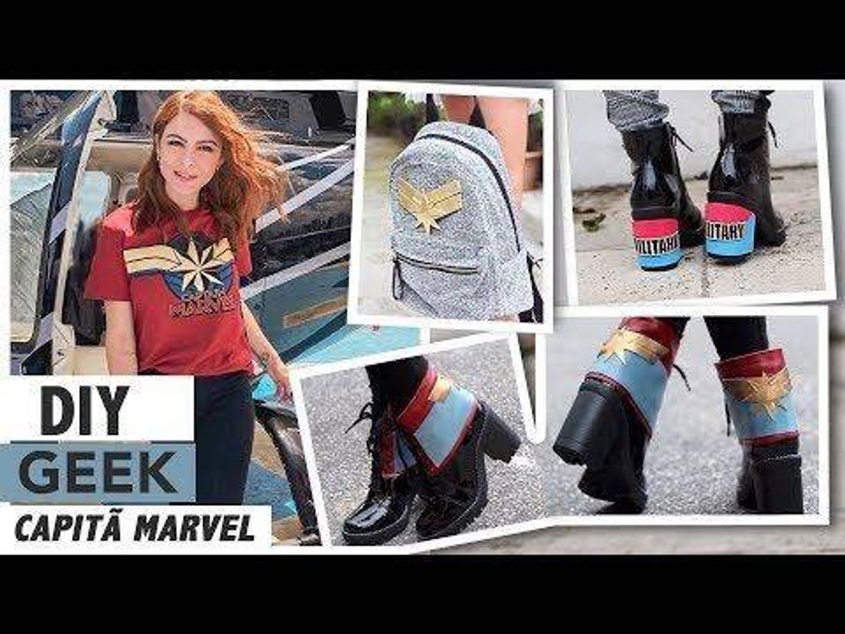 Fashion Customizando Roupas - Capitã Marvel