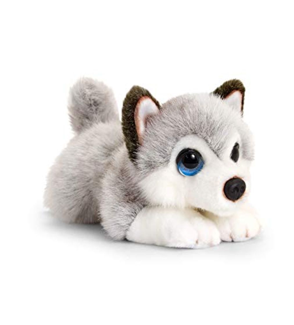 Producto Keel Toys- Juguete de Peluche con diseño de Perro Husky, Color Gris,