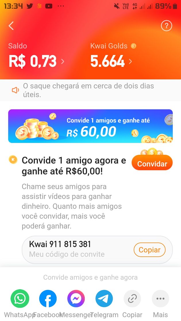 Social Esse é meu código do  Kwai911815381 ⬅️