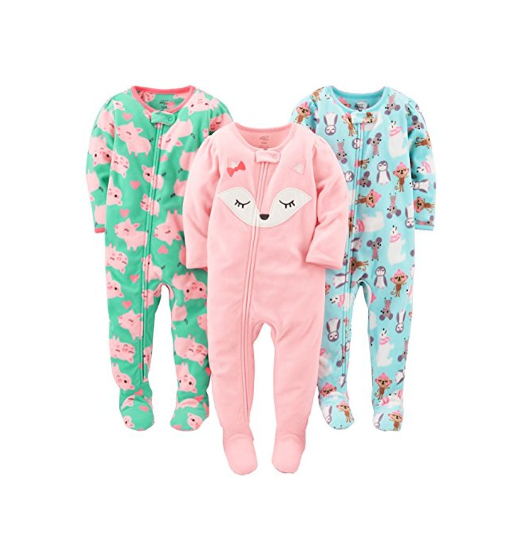 Fashion Simple Joys by Carter's pijama de forro polar suelto para bebés y