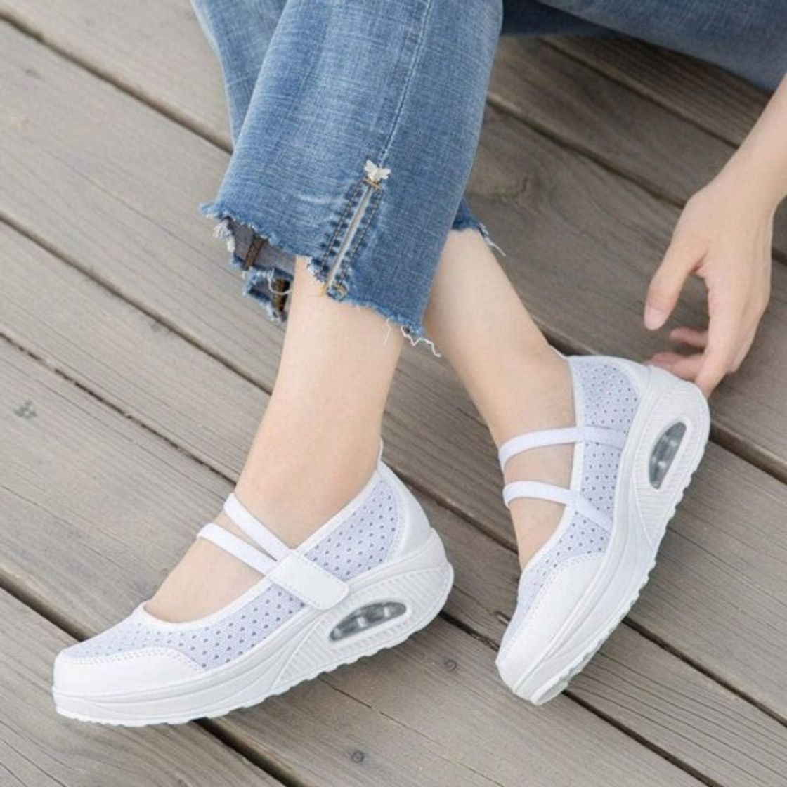 Products Zapatillas para Mujer Deportivo Verano Plataforma Cuña Merceditas 2018 Moda PAOLIAN Zapatos