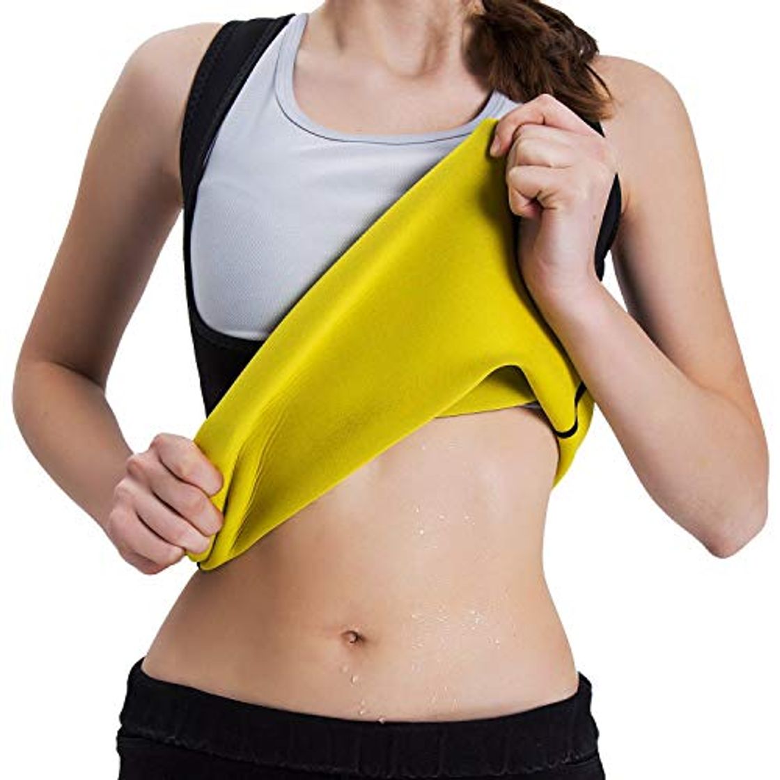 Producto Entrenador de Cintura para Mujeres Chaleco de Sudor Neopreno Sauna Bajo el Pecho Moldeador sin Cremallera para el Control de la Barriga