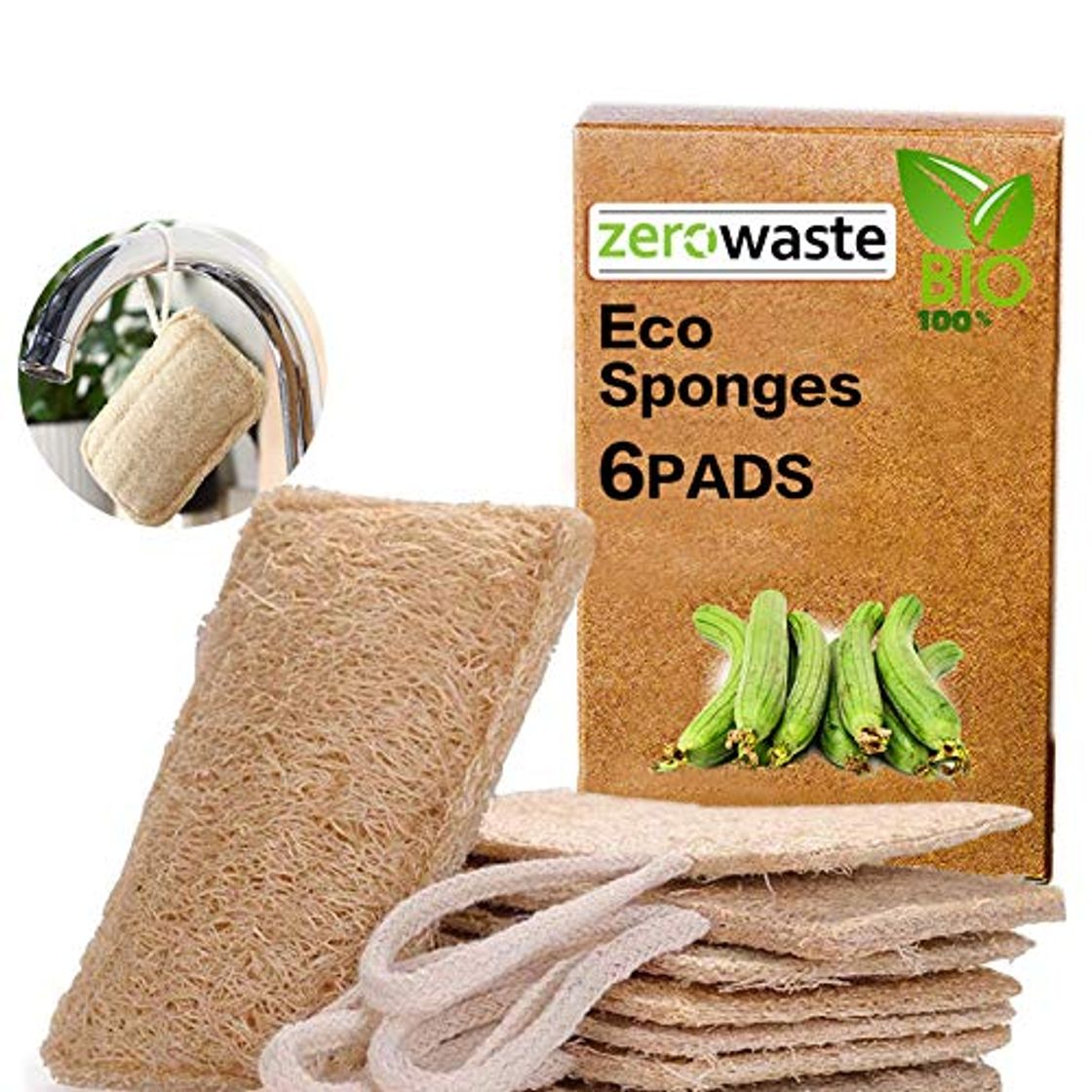 Product Esponjas de luffa