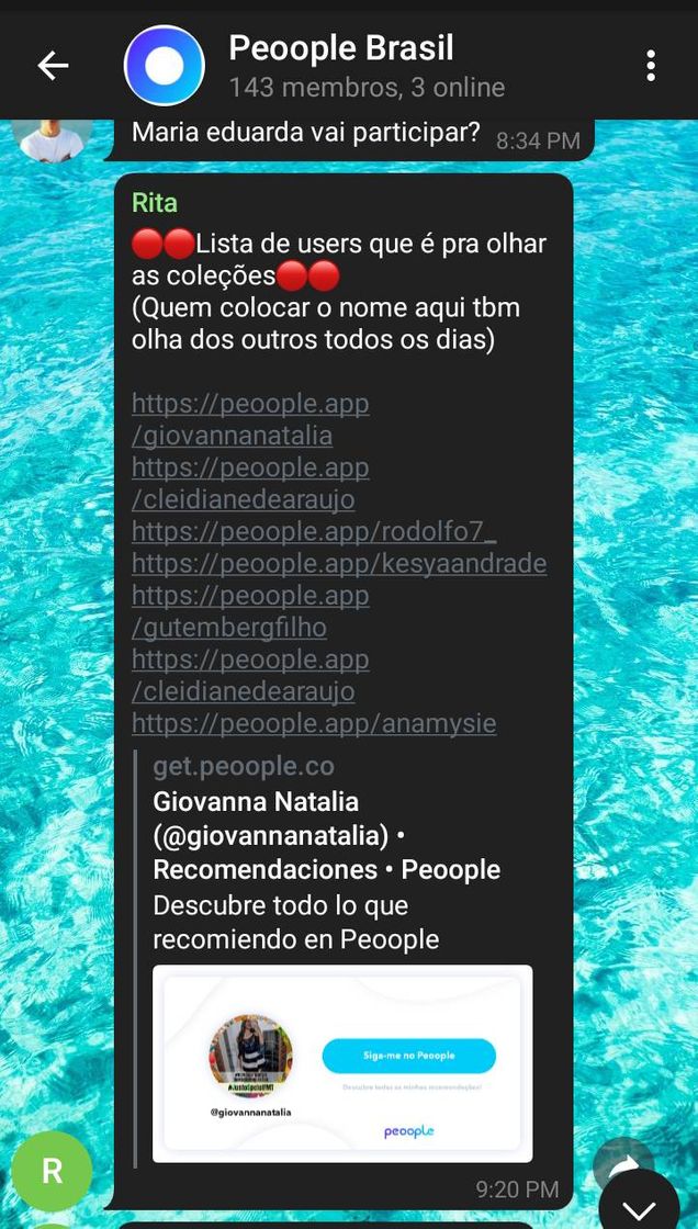 Moda Canal no Telegram