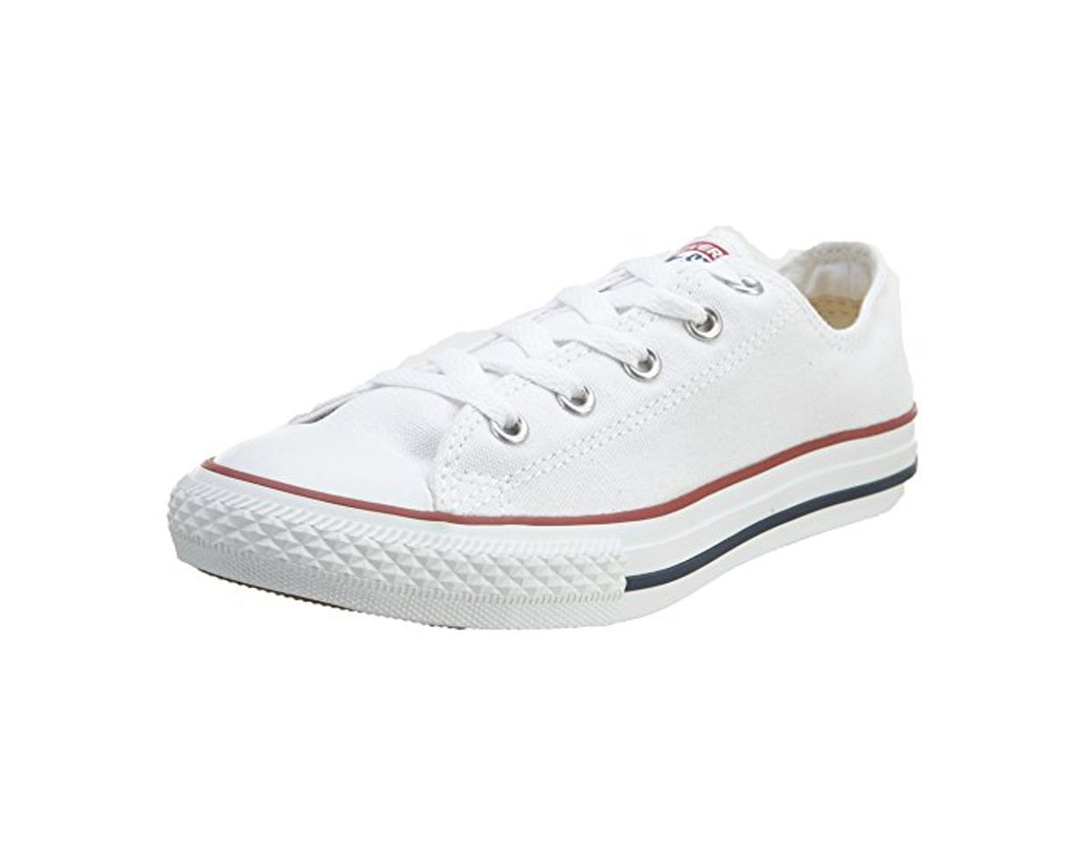 Social Converse Chuck Taylor All Star, Zapatillas de Lona Infantil, Blanco, 34 EU