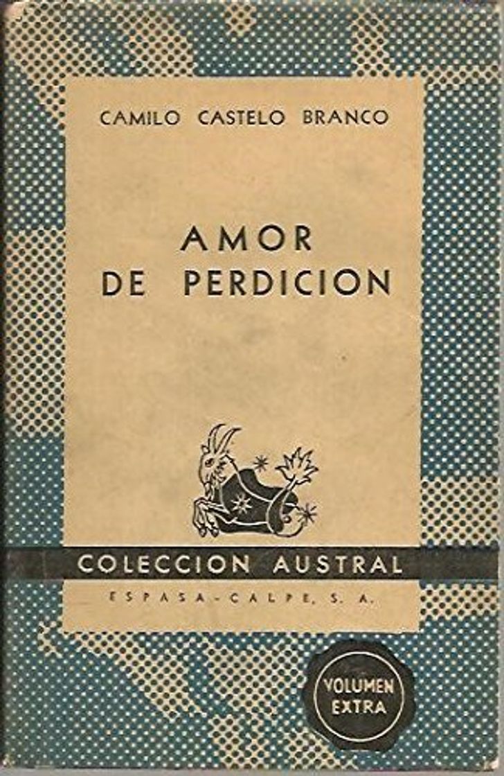 Libro AMOR DE PERDICION.