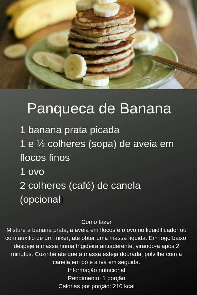 Fashion Panqueca de Banana 