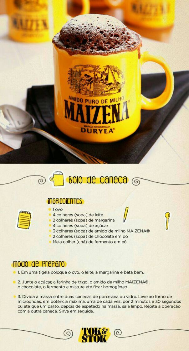 Moda Bolo de caneca 