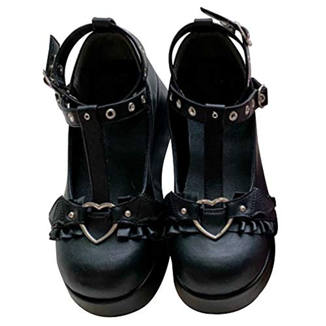 Moda CELNEPHO Zapatos Mary Jane para mujer con lazo dulce y punta redonda