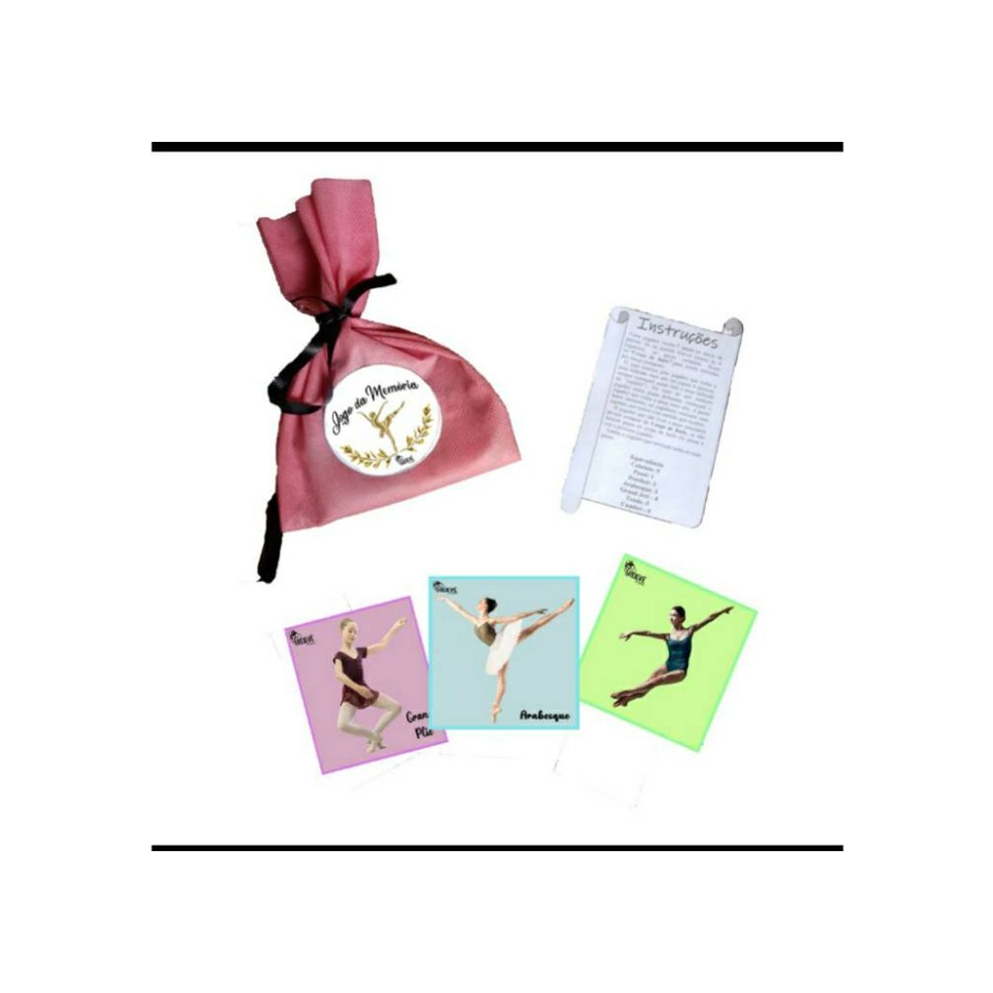 Social Jogo da Memória com Passos de Ballet