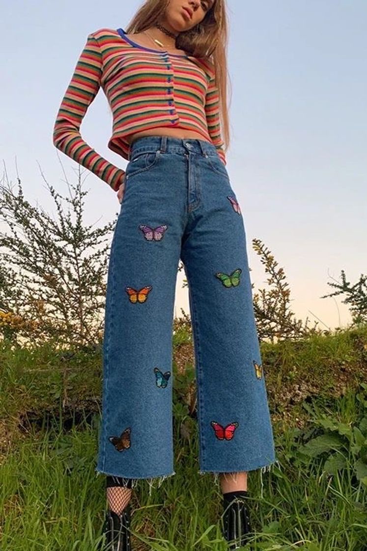 Fashion BUTTERFLY JEANS 🦋 