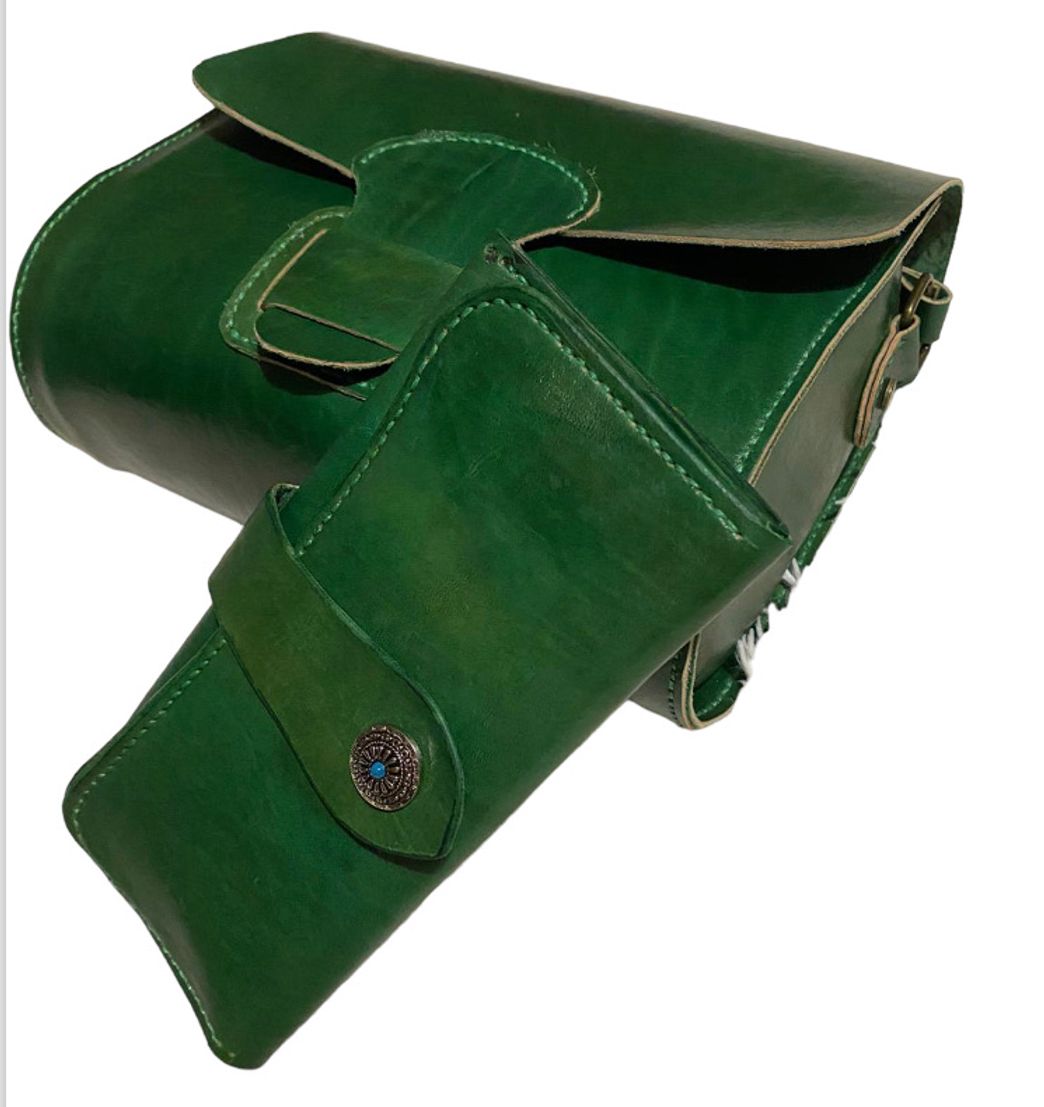 Bolso + Cartera de cuero 