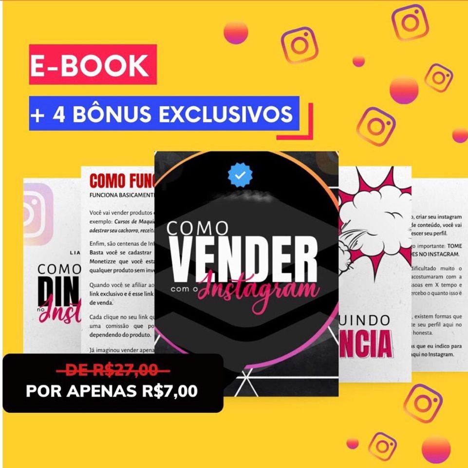 Moda Ebook como vender com o  Instagram .