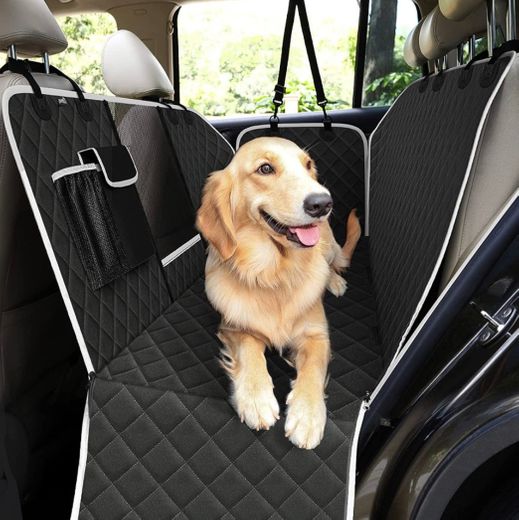 Funda perros para el asiento trasero del coche 
