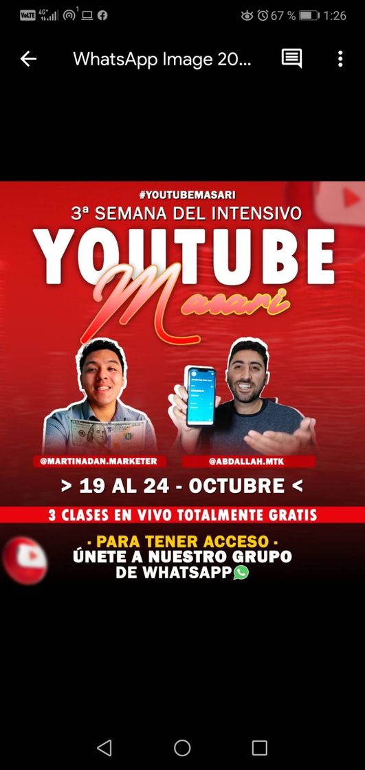 Moda Evento sobre importancia de Youtube