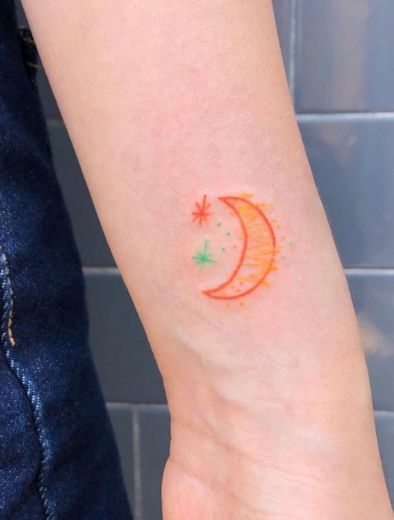 Moon tattoo 