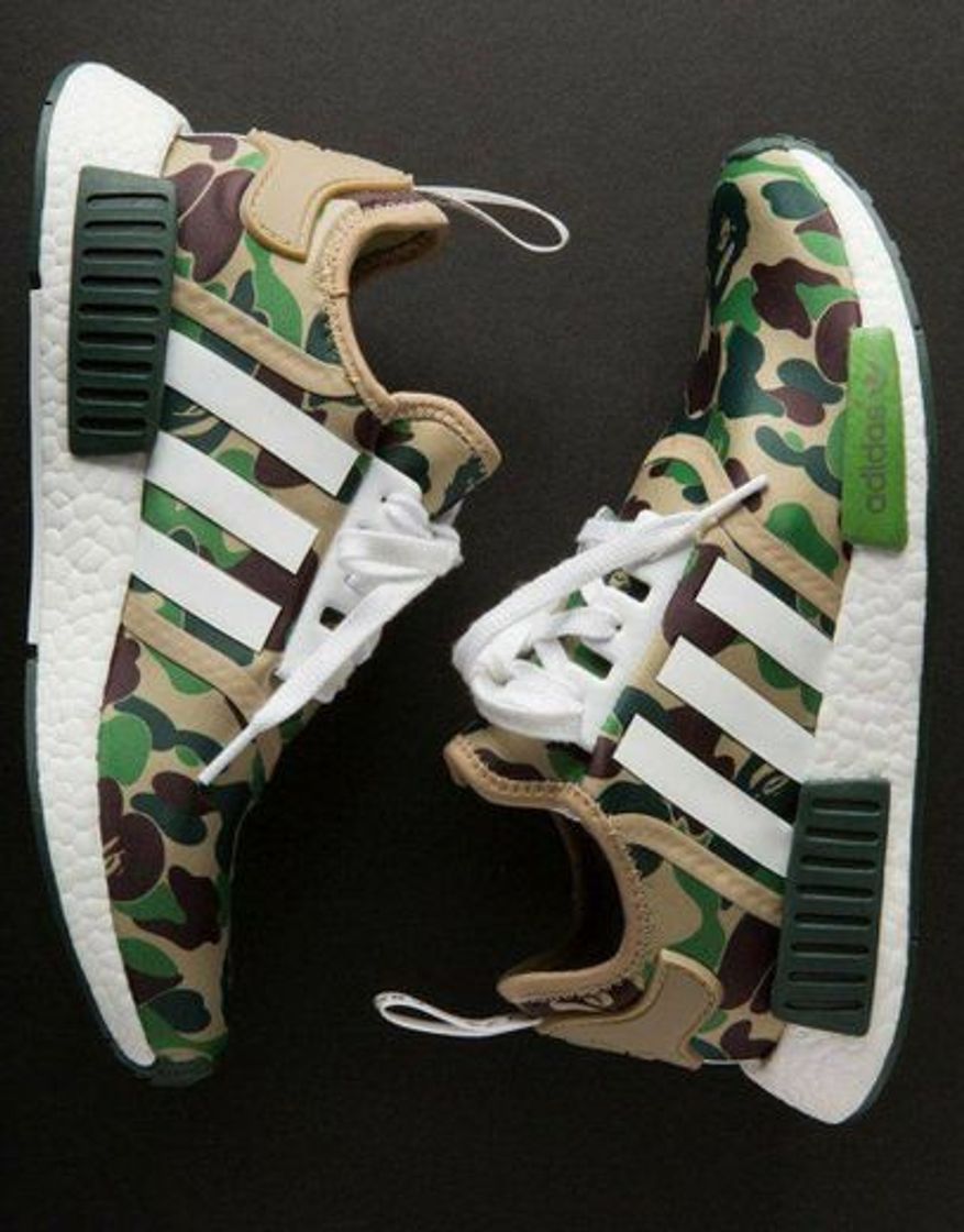 Fashion Tênis Adidas Originals X BAPE NMD 🔥