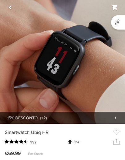 Smartwatch Ubiq HR