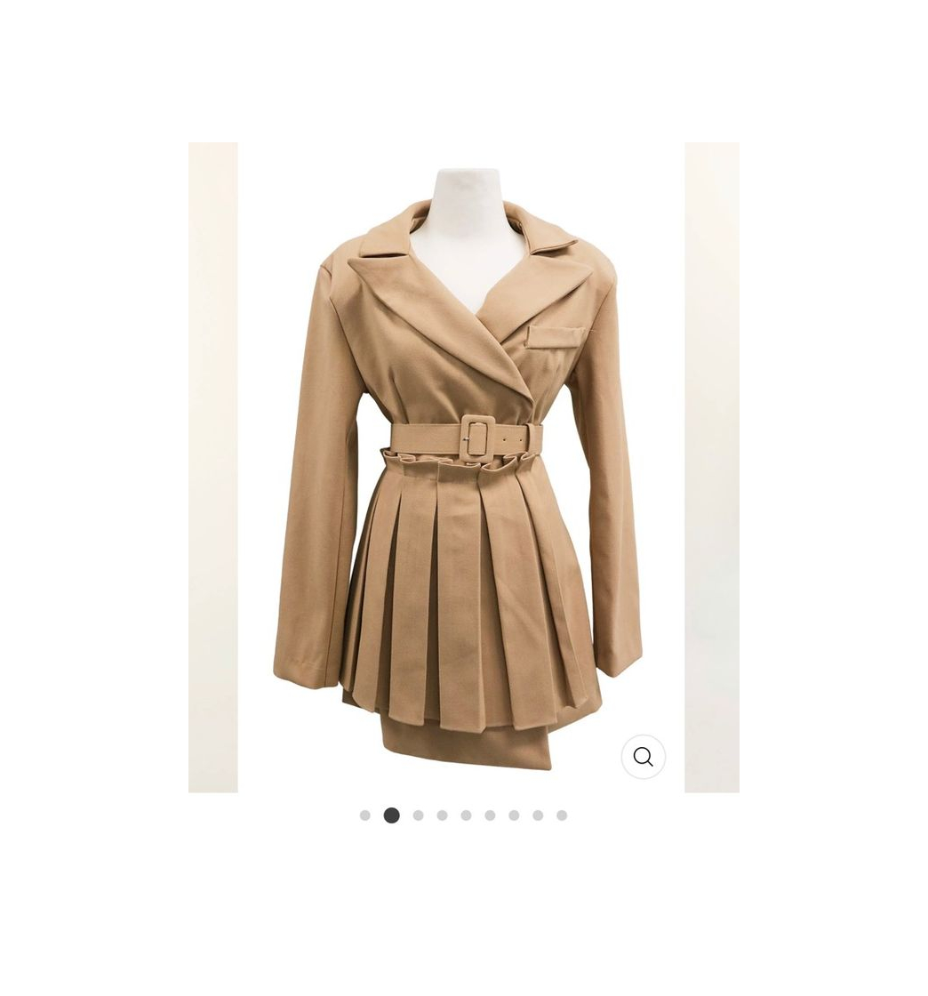 Fashion Evelynn Pleated Jacket Dress