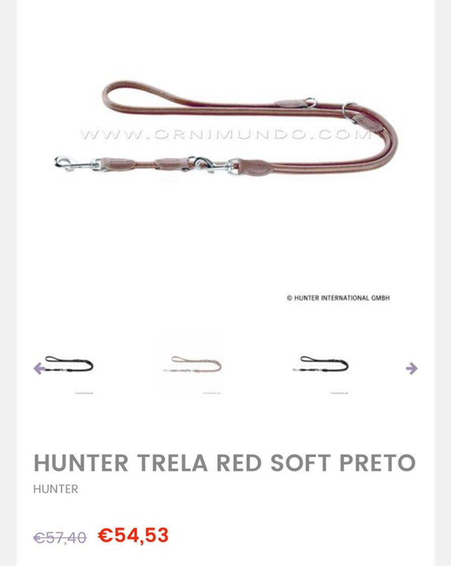 Moda Hunter Trela de Treino Red Soft | Ornimundo