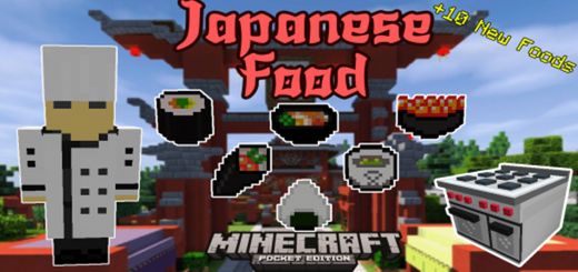 🍣Comida Japonesa 💥 | Minecraft PE & Addons