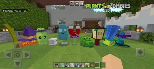 ✨ Plants vs Zombies 💥| Minecraft PE & Addons