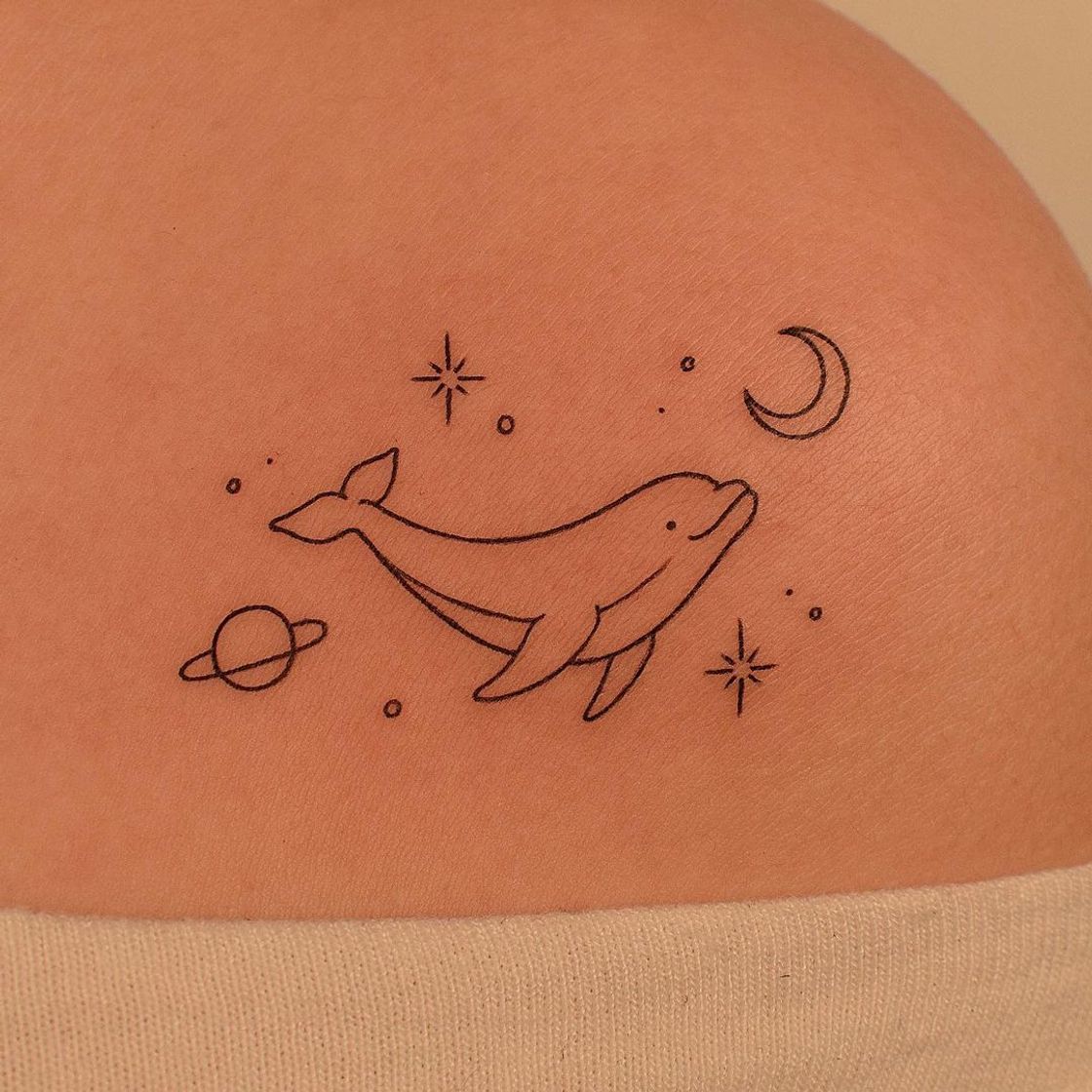 Social Tatuagem de golfinho🐬