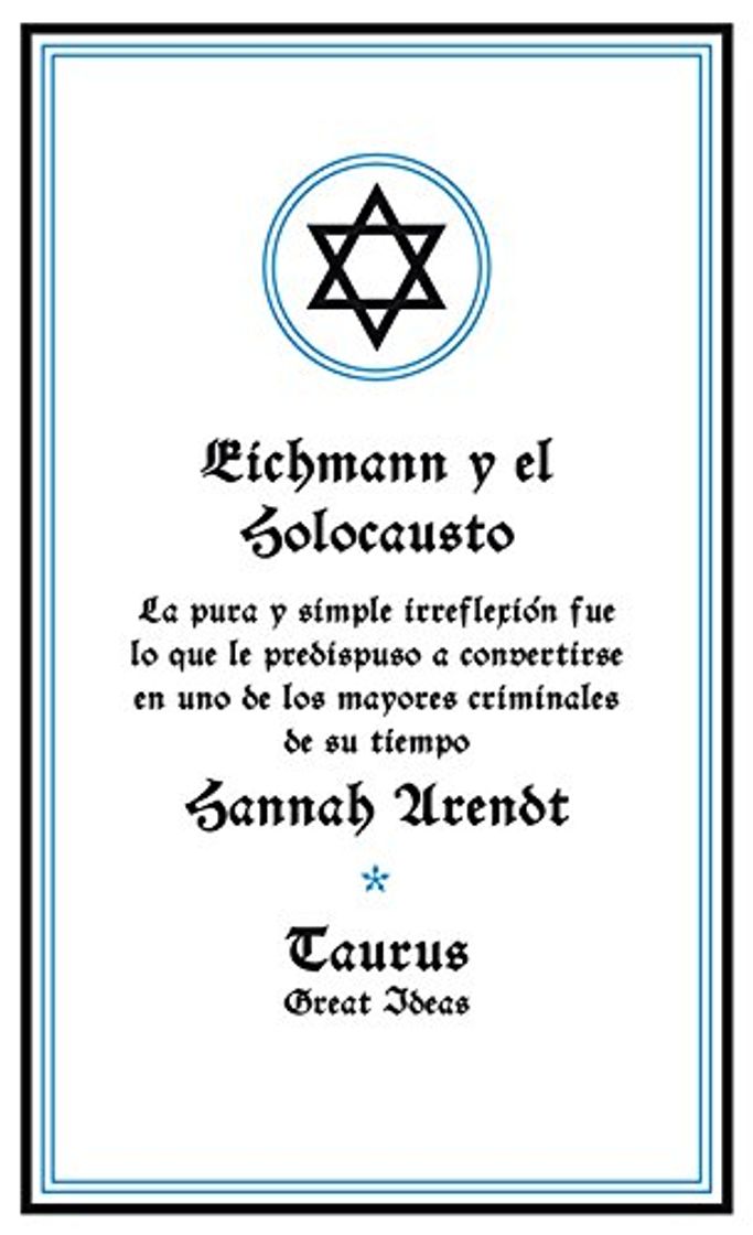 Book Eichmann y el Holocausto