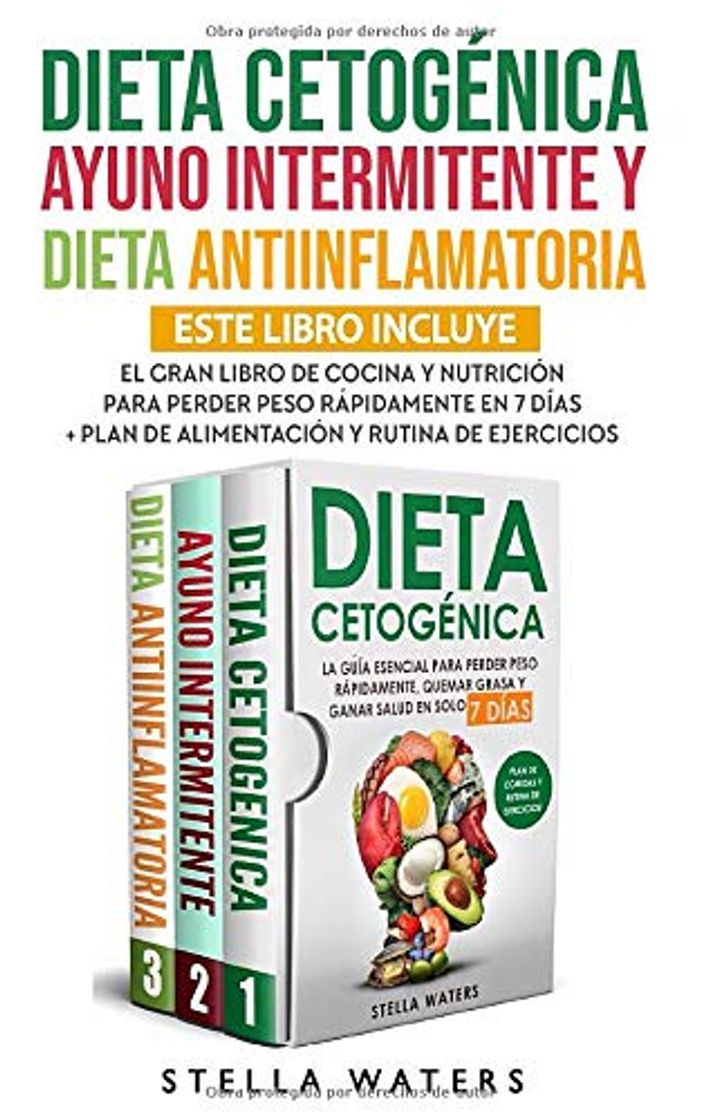 Libro Dieta Cetogénica, Ayuno Intermitente y Dieta Antiinflamatoria: Quema Grasa Rápidamente, Mejora Tu