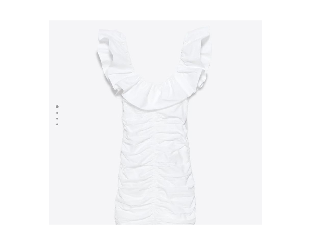 Social Vestido curto e justo branco 