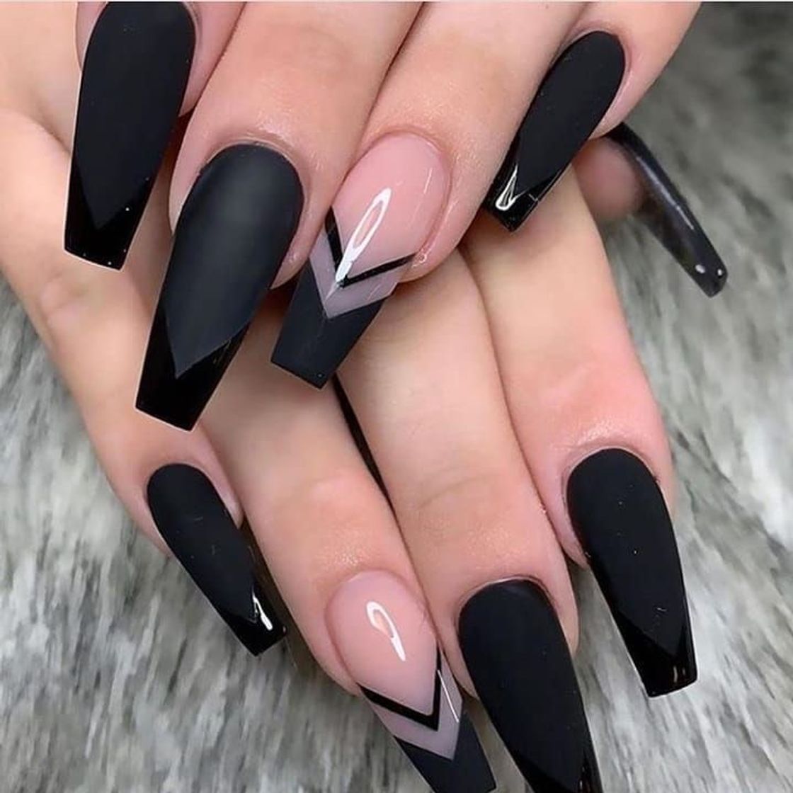 Fashion black nails