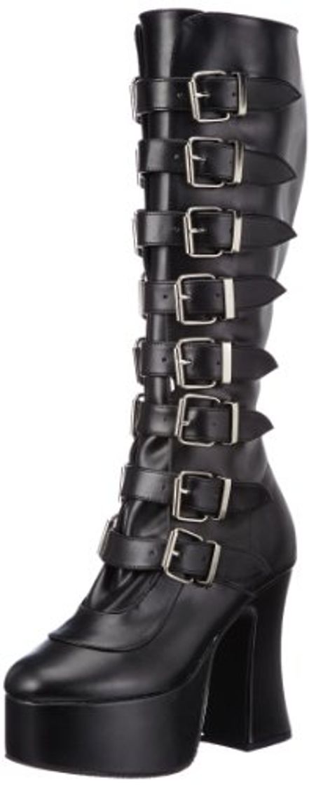 Moda Demonia SLUSH-249, Botas Plataforma Mujer, Negro