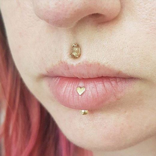 Vertical labret e medusa