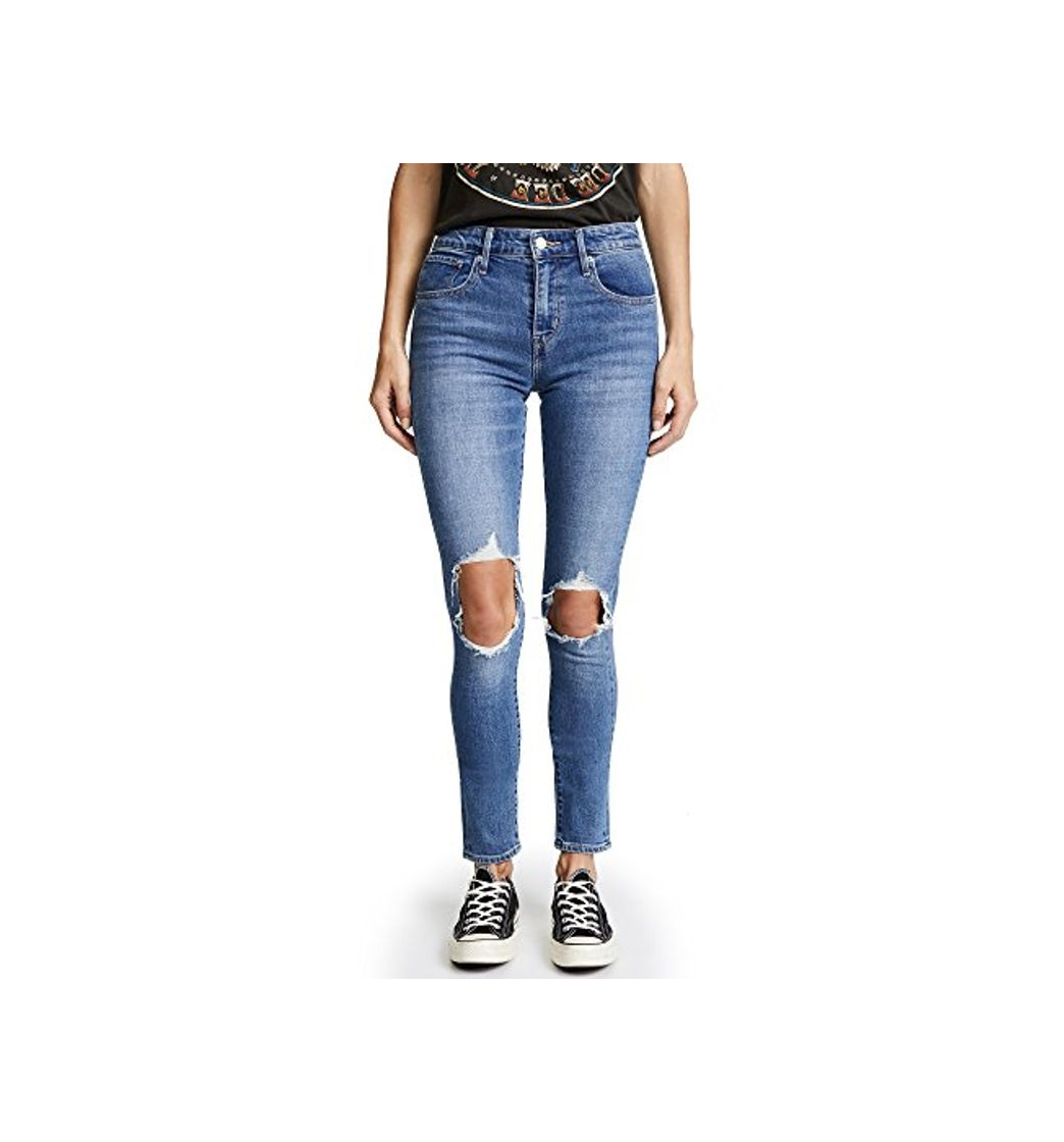 Fashion Levi 's 721 High Rise de la Mujer Distressed Skinny Jeans