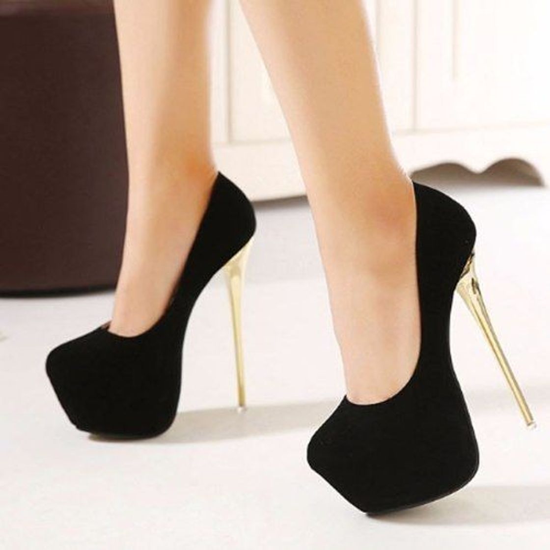 Social Mujeres tacón Alto Plataforma Fiesta Noche Boda Zapatos de Punta Abierta Sandalias