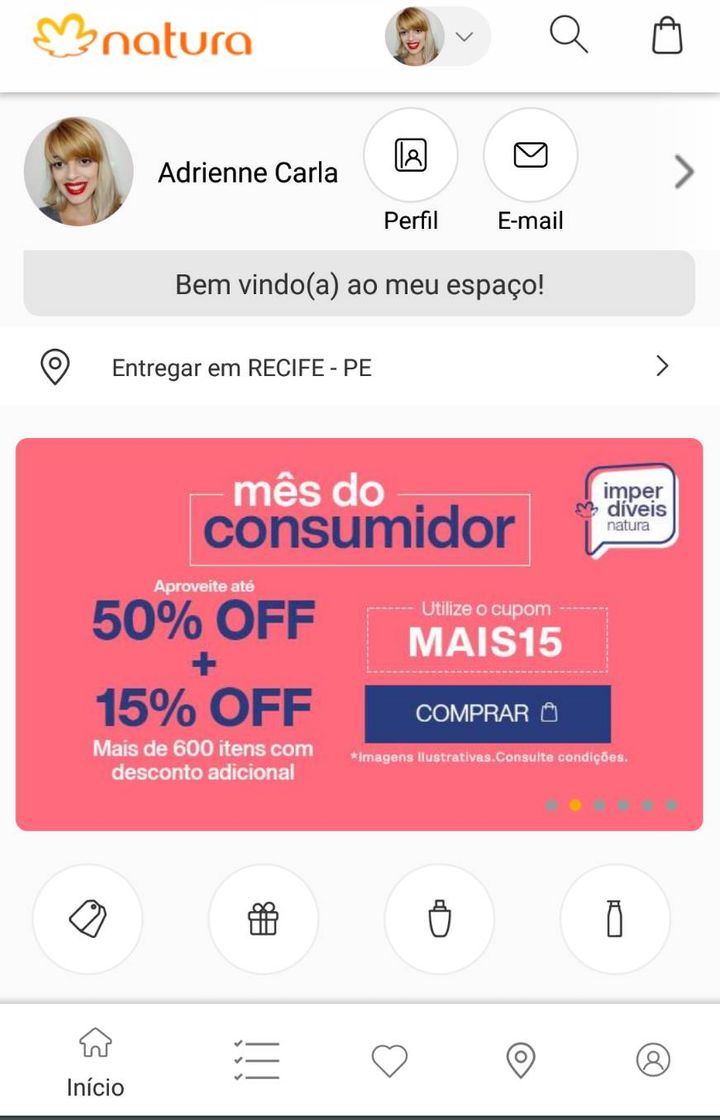 Moda Meu espaço digital Natura! Acesse e compre agora! 🤩📲