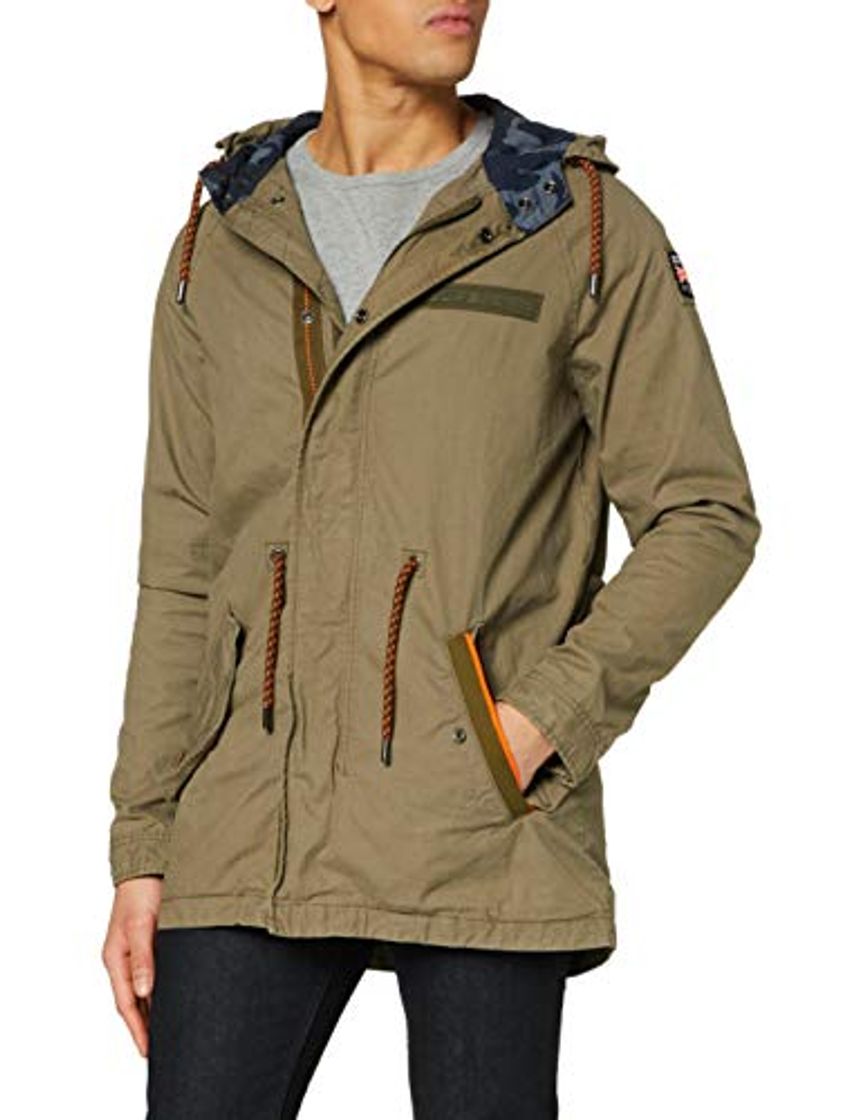 Moda Superdry Aviator Rookie Parka Chaqueta, Verde