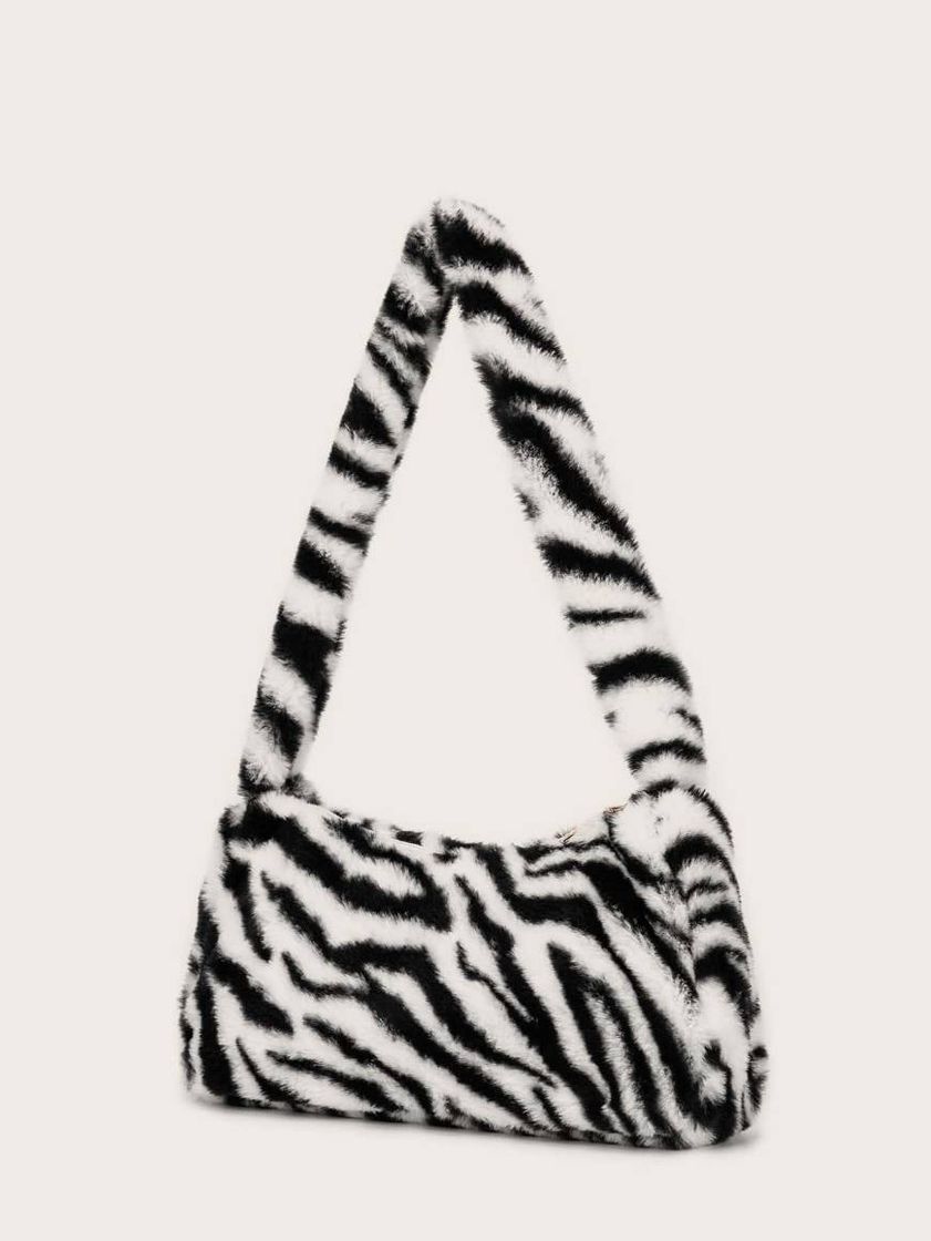 Moda Bolsa de ombro com estampa zebra 