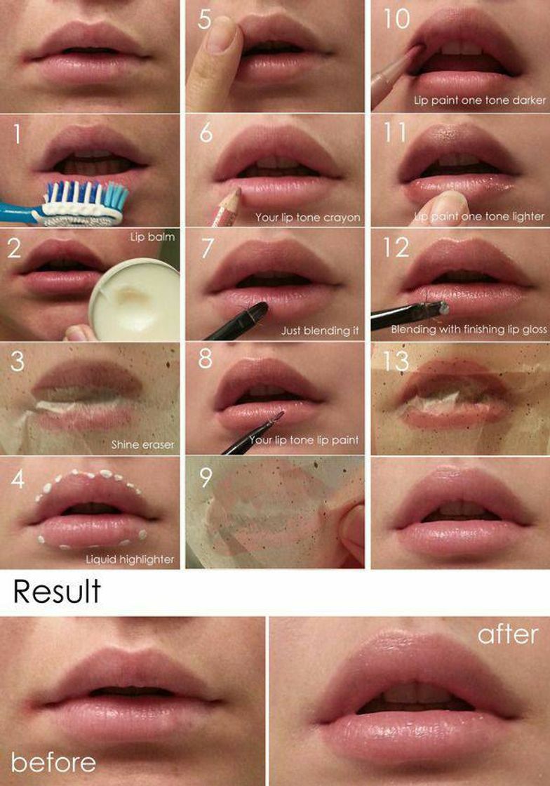 Social Dicas para aumentar os lábios 💋