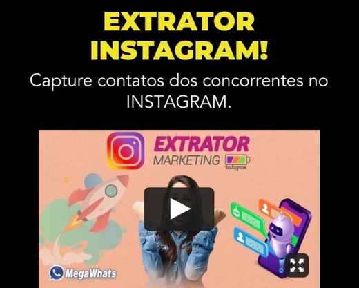 Extrator de Contatos do Instagram