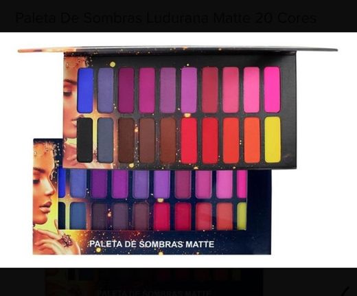 Paleta de sombra Ludurana 20 cores