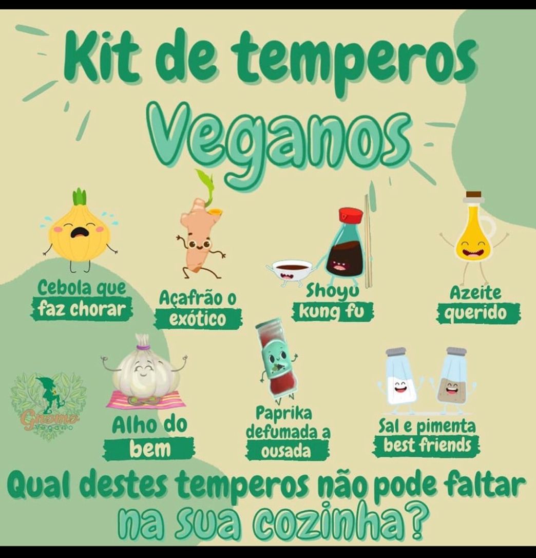 Fashion Temperos para começar uma dieta vegana