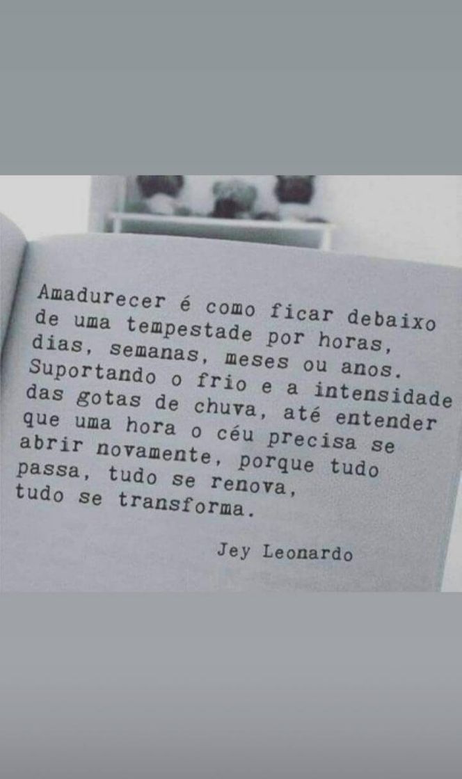 Fashion Frase de reflexão