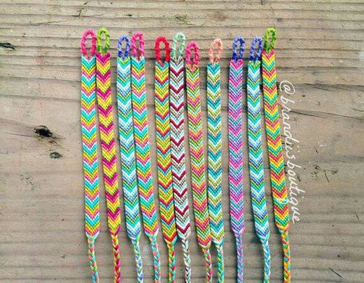 Chevron Friendship Bracelets choose your own colors | Etsy