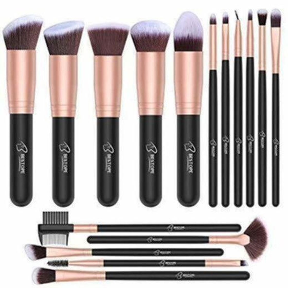 Product Set de brochas de maquillaje profesional BESTOPE 16 piezas Pinceles de maquillaje