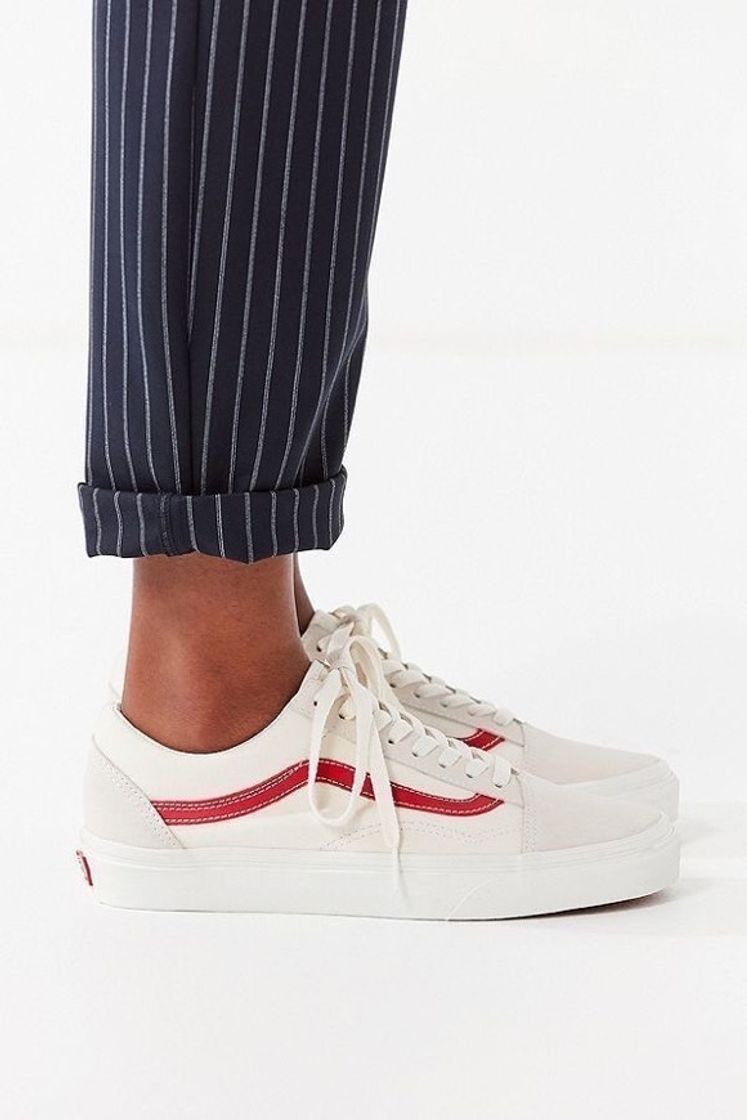 Moda Vans vermelho e branco 