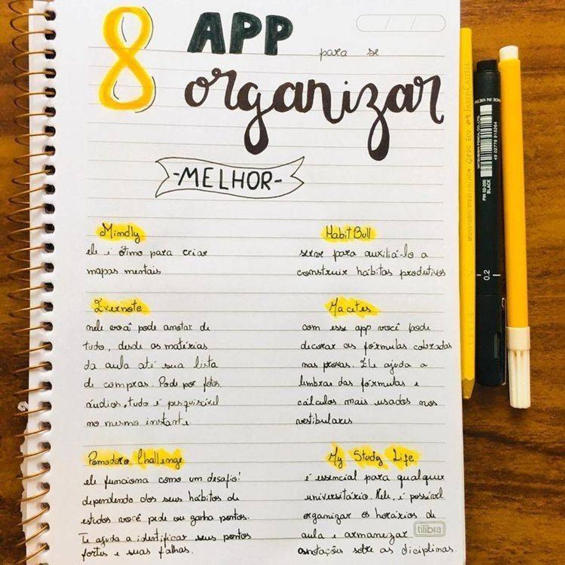 App organização