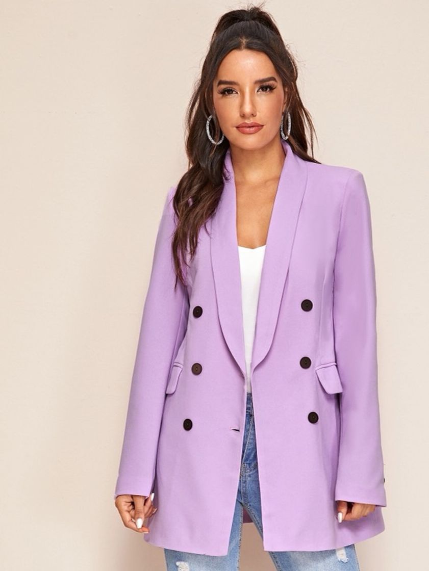 Moda Blazer lilás 