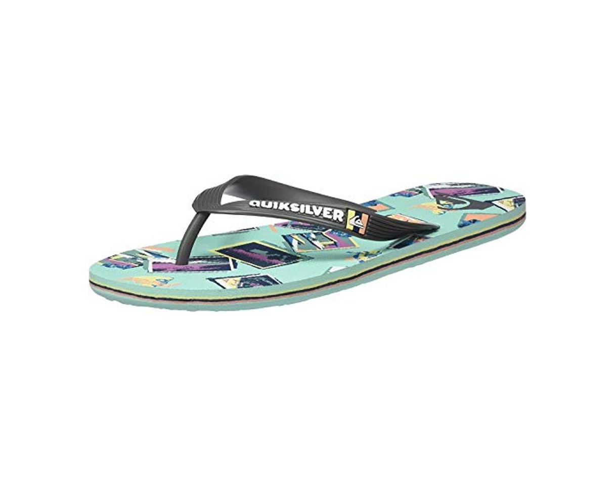 Fashion Quiksilver Molokai Vacancy, Zapatos de Playa y Piscina Hombre, Multicolor